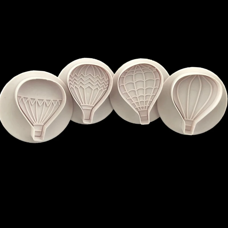 

Hot Air Balloon Plastic Mold Biscuits Cake Baking Decorating Tool Spring Mold Cookie Mould New Year Decorations Party Supplies