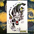 SHNAPIGN временная татуировка со скрытым драконом, боди-арт, флеш-татуировка, наклейки 12*20 см, водонепроницаемая татуировка, Стайлинг автомобиля, наклейка для домашнего декора