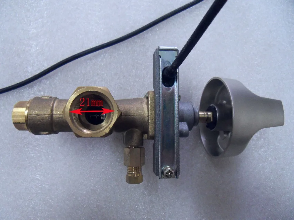 Латунный автоматический газовый запорный клапан защита от огня безопасный