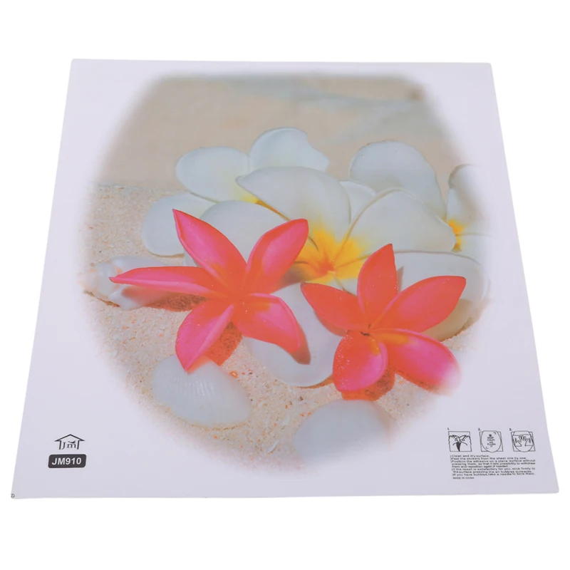 Цветок камень Весна 3D настенная наклейка ванная комната туалет гостиная кухня