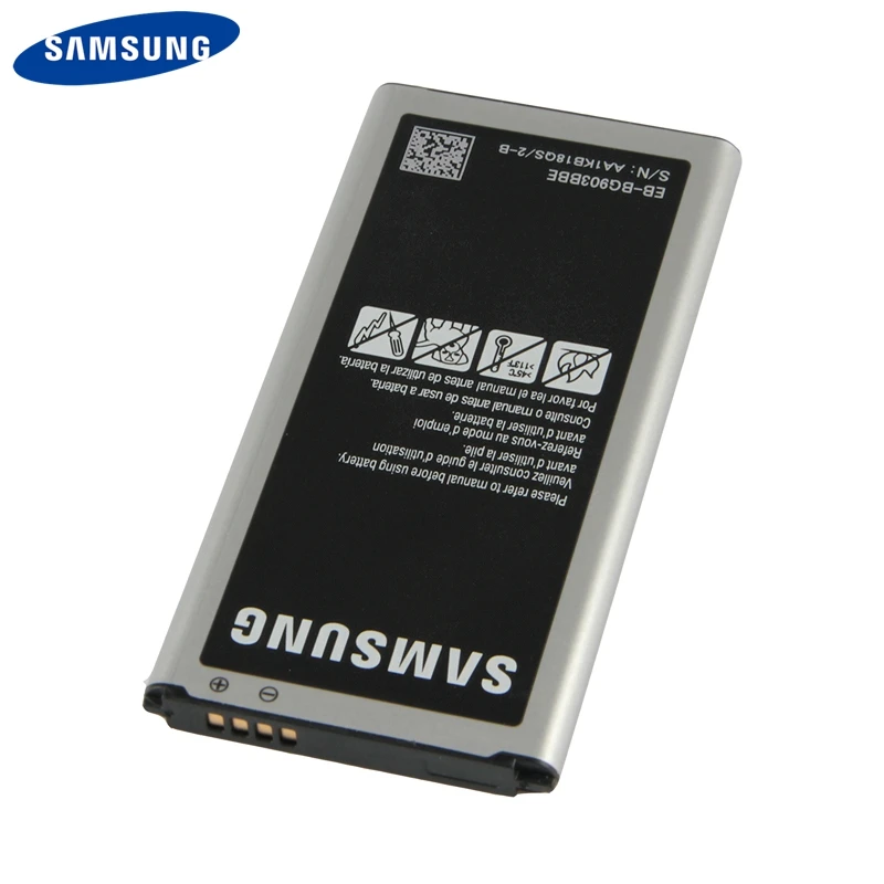 Оригинальная Аккумуляторная батарея Samsung аккумулятор для Galaxy S5 Neo с NFC 4 контакта