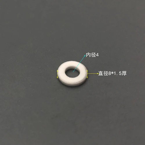 M4x8x1.5mm (5Pcs) M3.2 M4 M5 высокотемпературные глинозема керамические шайбы кольцо износ/коррозионно-стойкий коврик изоляция анти-окисление прокладка - Цвет: M4x8x1.5mm (5Pcs)