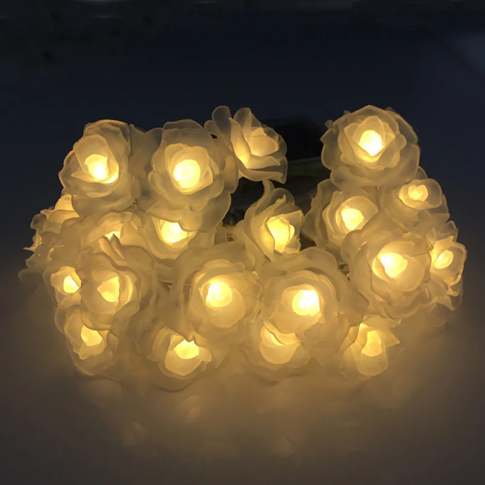 Новинка высокое качество осветительные струны 20LED батарейный отсек латексная