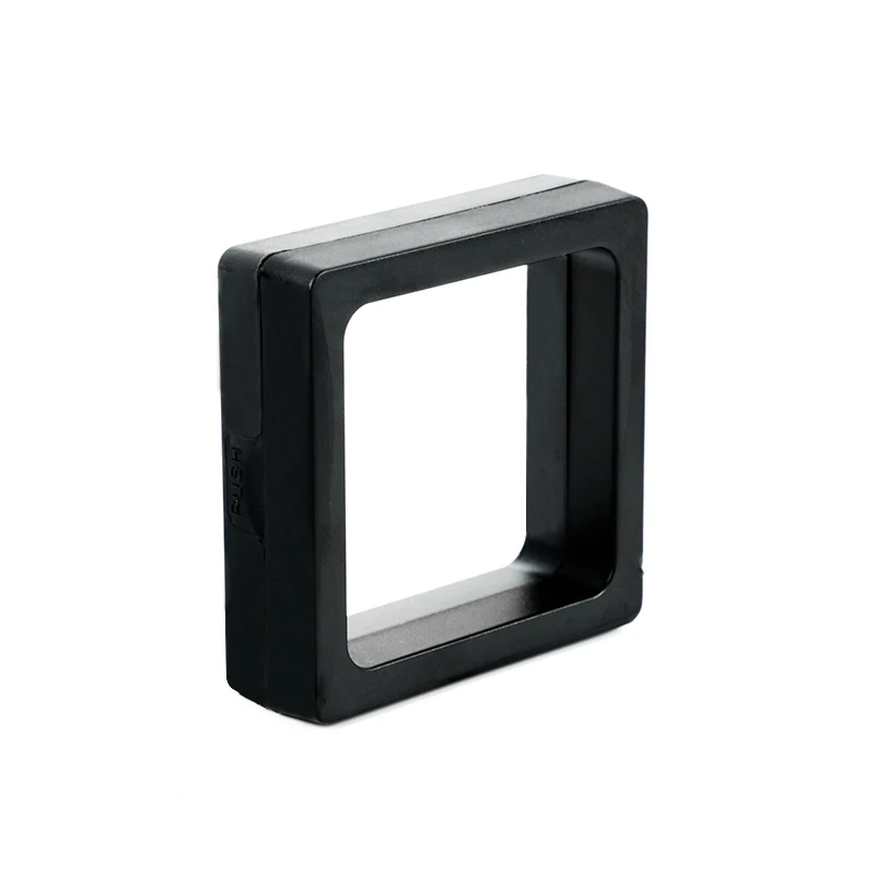 box black Stouge 1 шт. Новые прозрачные ювелирные изделия Подвесные плавающие ювелирные изделия Дисплей Чехол подставка держатель коробка кольцо серьги коробка и держатель Органайзер - Цвет: box black