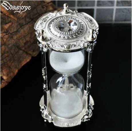 

Europe 15min metal sand clock ampulheta hourglass 15minutes sand watch sand hourglass with gift box for home decorationSL004