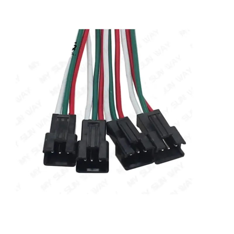5 пар светодиодных лент разъем 3pin WS2812B WS2812 5050 RGB светодиодные ленты света SM JST