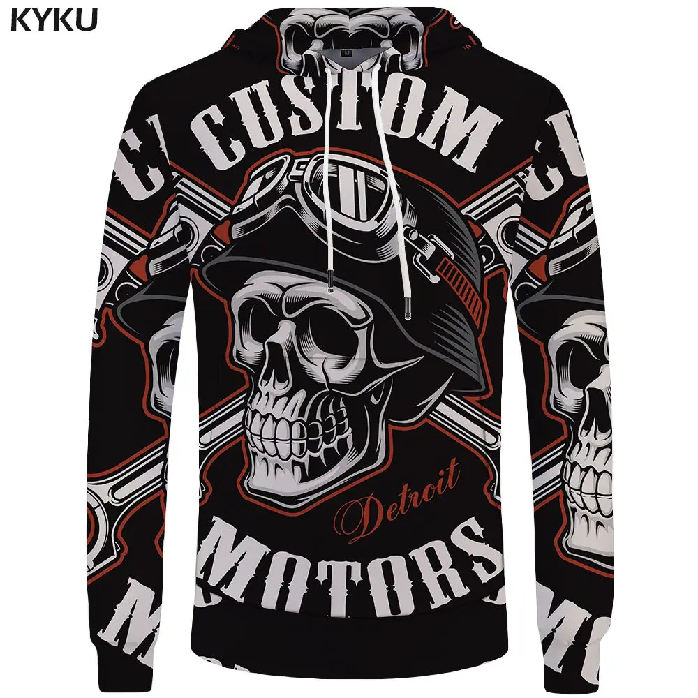 3d hoodies 11 Бренд KYKU, толстовка с черепом, мужские космические толстовки, черный готический 3d принт, толстовка в стиле панк-рок, одежда в стиле хип-хоп, Мужская Уличная одежда - Цвет: 3d hoodies 11