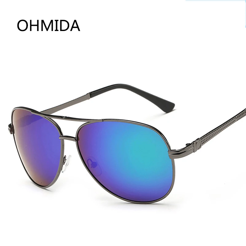 OHMIDA New Fashion Polarized Sunglasses Men Driving Sun Glasses Male Vintage Shades Goggle Polaroid Pilot Women UV400 | Аксессуары для