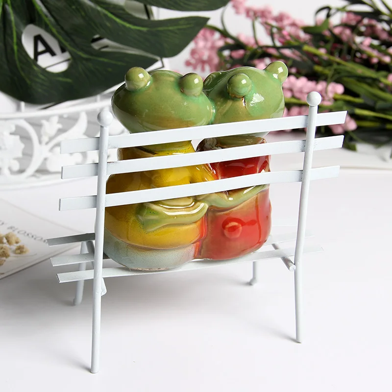 2019 новая модель украшения керамическая лягушка Принцесса Принц украшение дома