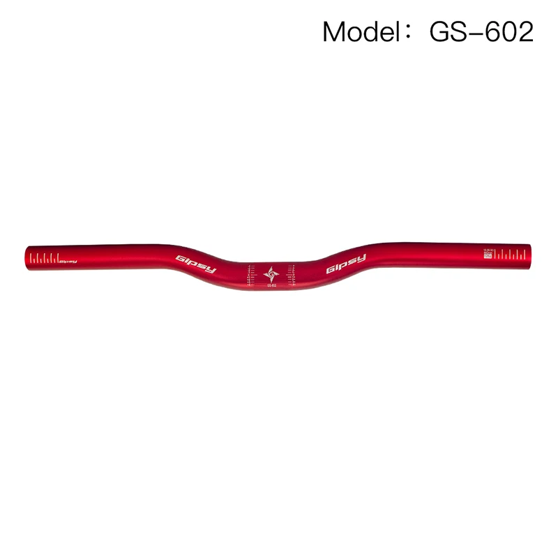 GIPSY GS-602, алюминиевый сплав, балансировочный велосипед 20 мм, 440 мм, G-FIVE, Детский велосипедный руль, ласточка, ручка - Цвет: Red 440L