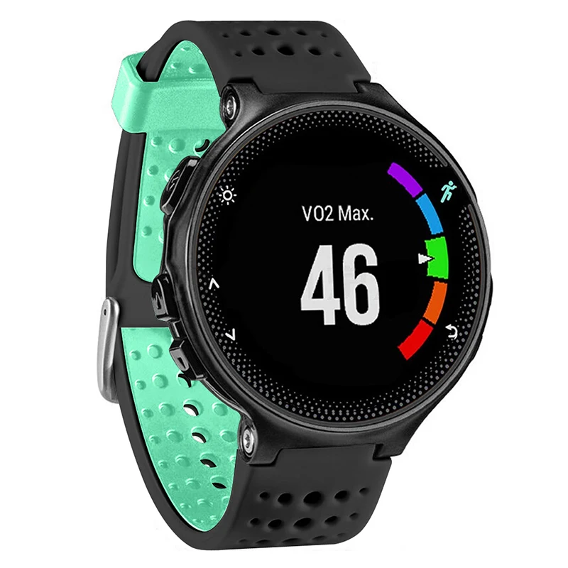 Ремешок для наручных часов 2 в 1 сменный мягкий силиконовый браслет Garmin Forerunner