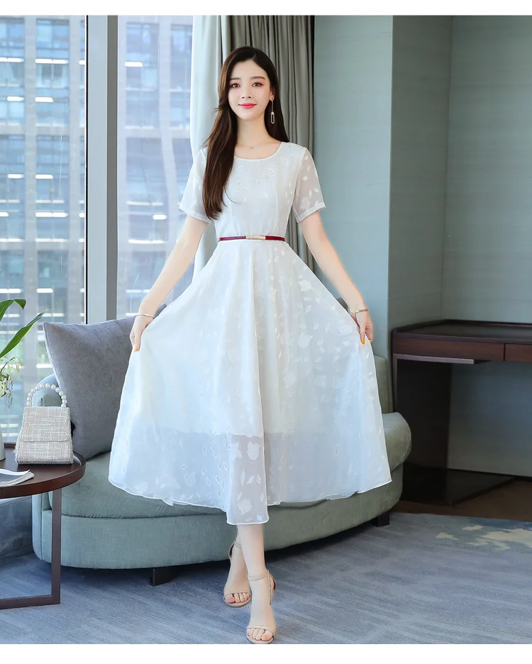 Элегантные однотонные шифоновые платья Boho Сетчатое платье Лето Винтаж 4XL размера плюс черный пляжные макси-сарафан Для женщин Bodycon Вечерние платья