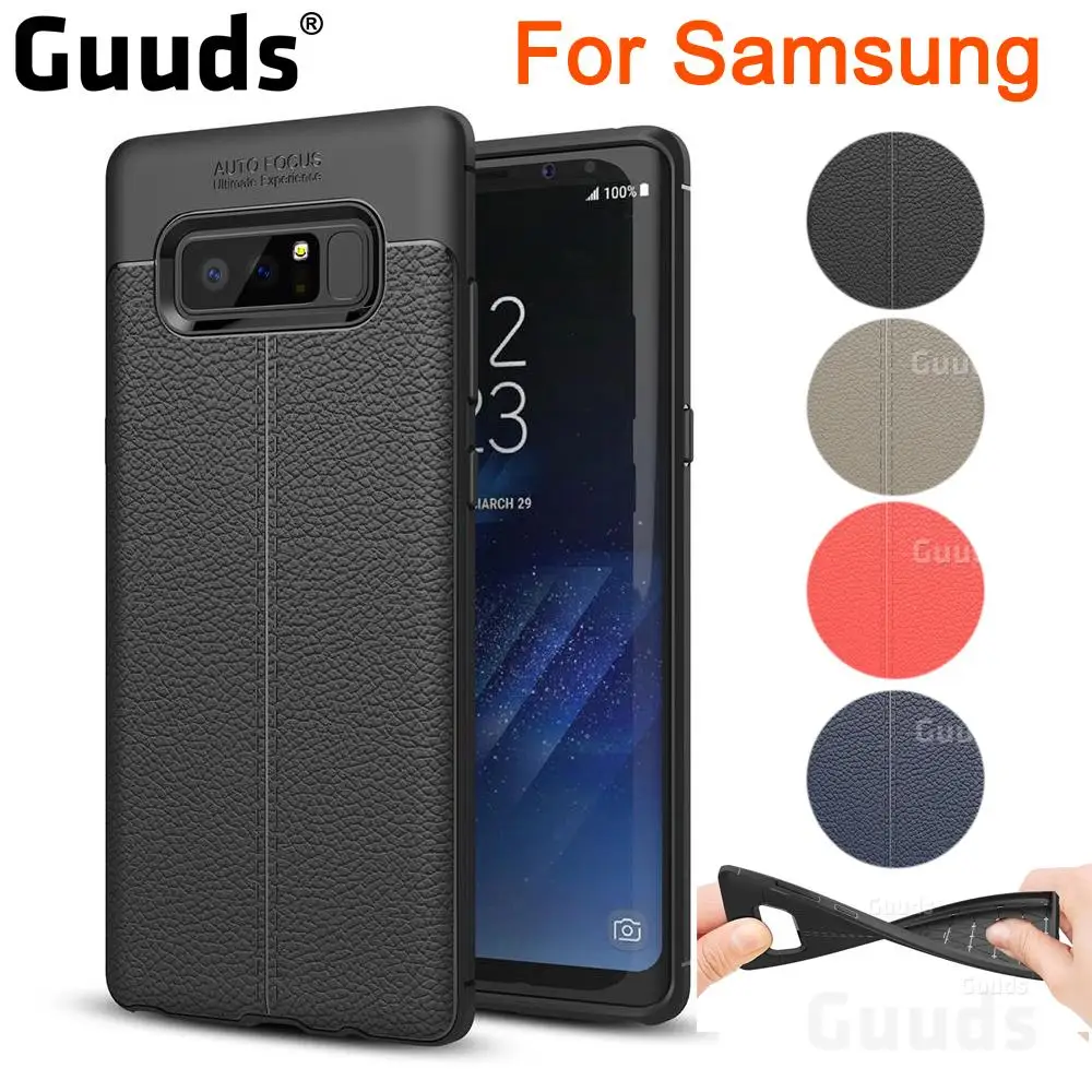 Guuds для Samsung Galaxy Note8 S7 Edge S8 S9 Plus A3 A5 A7 J3 J5 J7 2017 2018 Мягкий Роскошный силиконовый чехол с