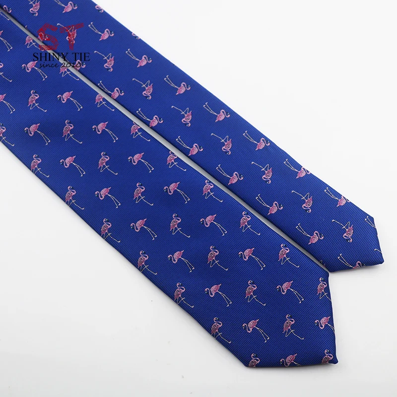 Formal Men's Tie Polyester 6CM Flamingo Elephant Print Animal Neck For Men Business Causal Fashion Party Wedding Accessories |