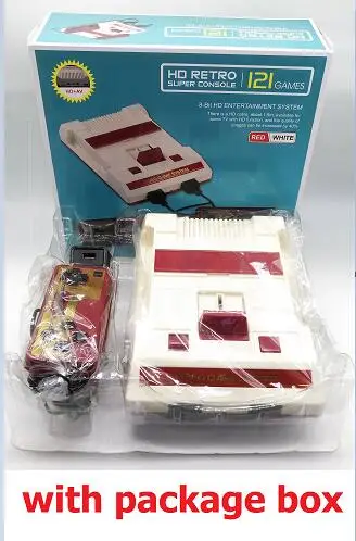 Черный HDMI Ретро ТВ игровая консоль для Nes 8 бит игры Поддержка 60 Pin картридж с двумя геймпадами 500 в 1 картридж 121 встроенных игр - Цвет: Черный