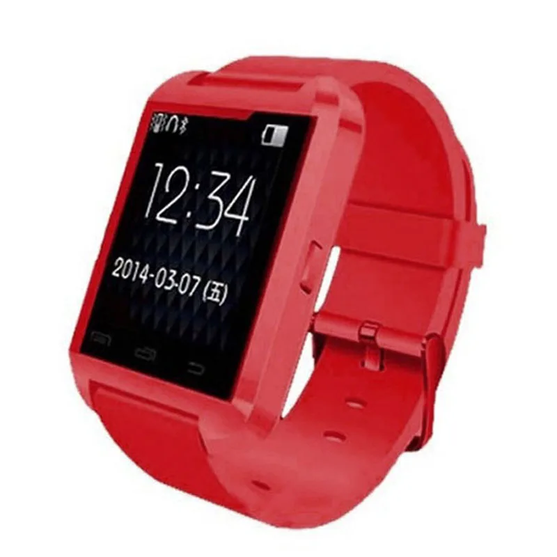 Red 1 шт. умные наручные часы Phone mate Bluetooth 4,0 для Android htc samsung электронные мужские часы Топ бренд хорошее качество HK& 50 - Цвет: Red
