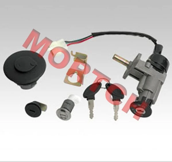 Наборы блокировочных ключей для китайского скутера GY6 мотоцикла ключи зажигания