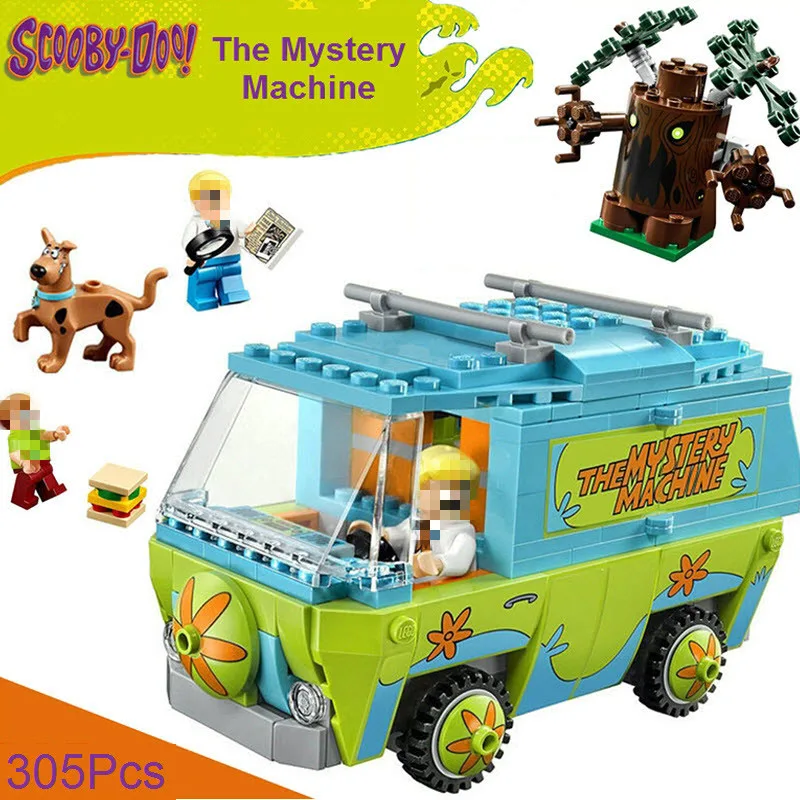 Новинка 2017 года Бела 10430 Scooby Doo тайна машины шины рисунок набор Строительный