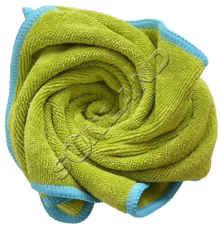 chartreuse 6 шт./партия Sinland 1" x 12" универсальные тряпки для чистки полотенец из микрофибры протирающие тряпки - Цвет: chartreuse