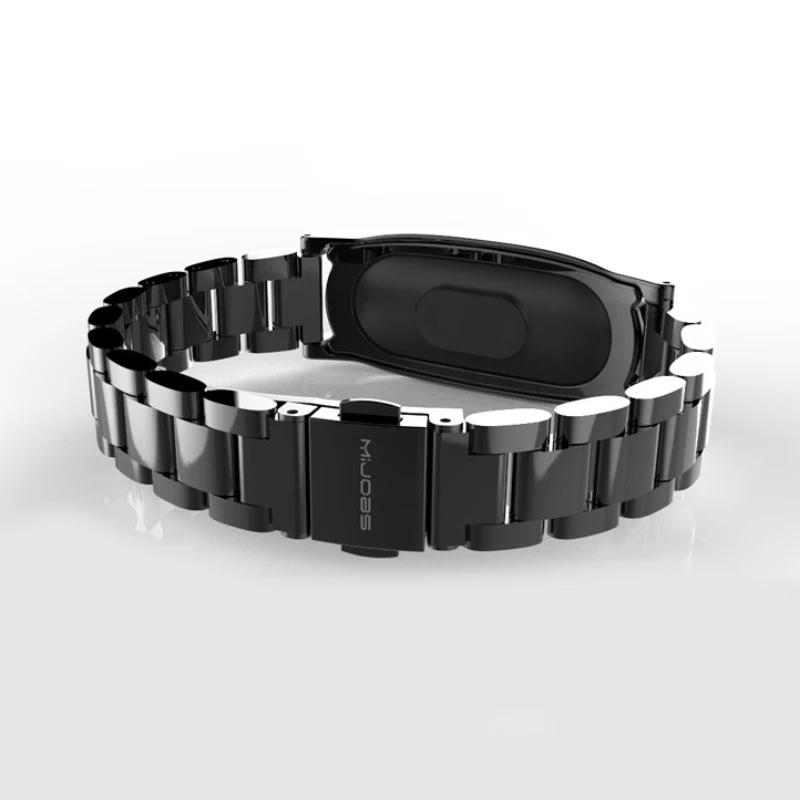 Металлический ремешок для Xiaomi Mi Band 2 Безвинтовой браслет из нержавеющей стали