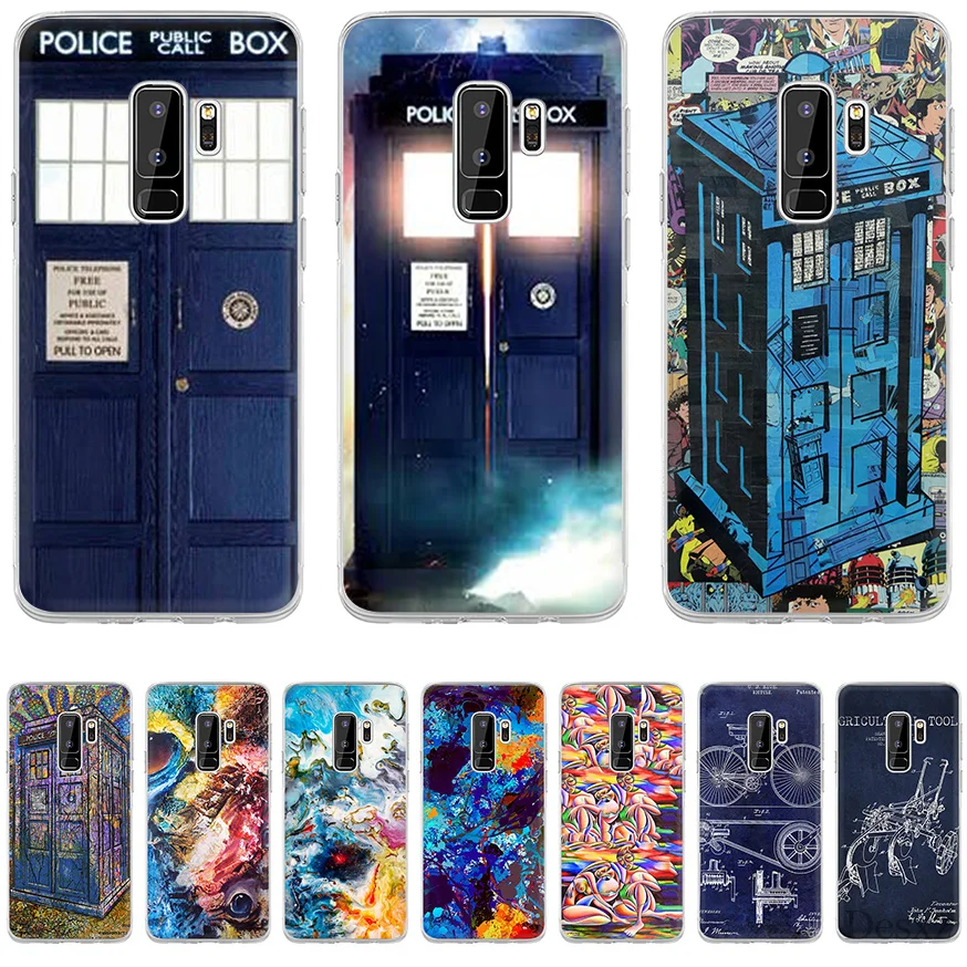 Gerleek голубого цвета в стиле ретро Жесткий Чехол для samsung Galaxy Note 9 8 S3 S4 S5 S6 S7 край S8 S9