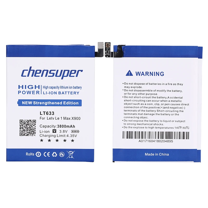 2019 Новый 3800mAh LT633 Аккумулятор для Letv Le 1 Max X900 one аккумулятор Бесплатные инструменты