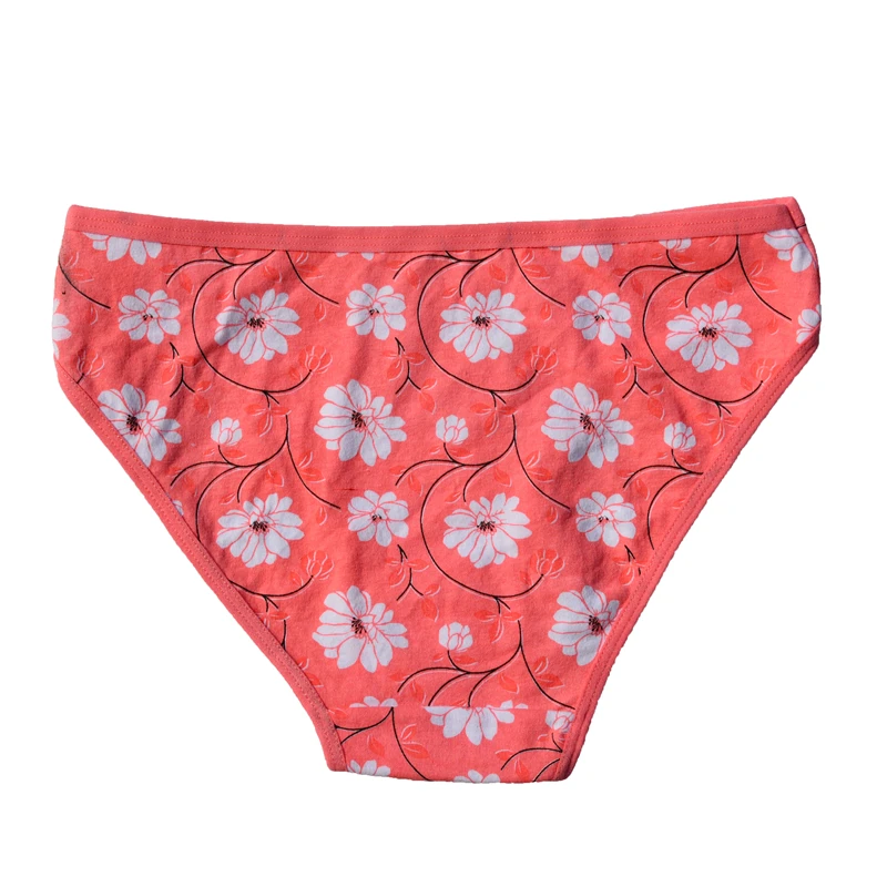 Женское нижнее белье FUNCILAC милые хлопковые трусы с цветочным принтом женские