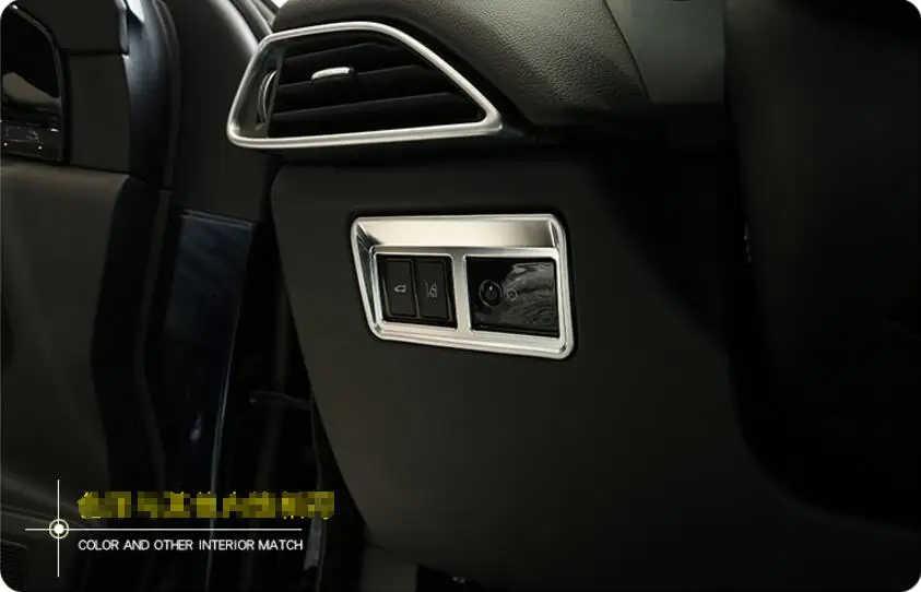 Для JAGUAR F Ритмо X761 2016 2017 авто Stying Accessori Interni ABS posteriore tronco ворота Interruttore Decorativa