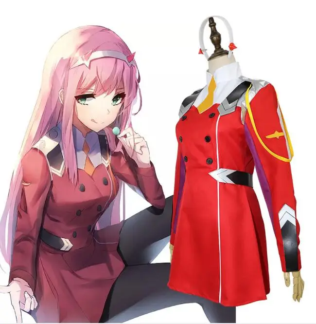 Костюм для косплея костюм хэллоуина варлинг во фране 02 ZERO TWO|Костюмы из фильмов и