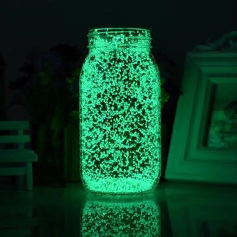 Светится в темноте 10 г Светящиеся вечерние DIY яркие Серебристые песочные краски звезда Желая бутылка флуоресцентные частицы Рождественский подарок для детей