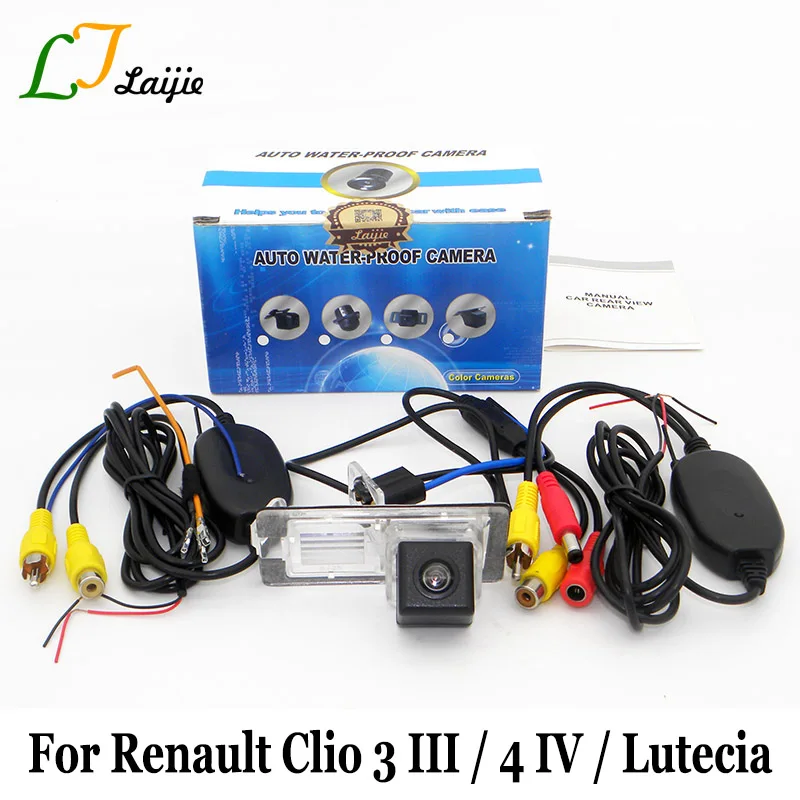 Для Renault Clio 3 4 III IV Lutecia 2005 ~ 2017 / HD CCD широкоугольная камера заднего вида/RCA AUX