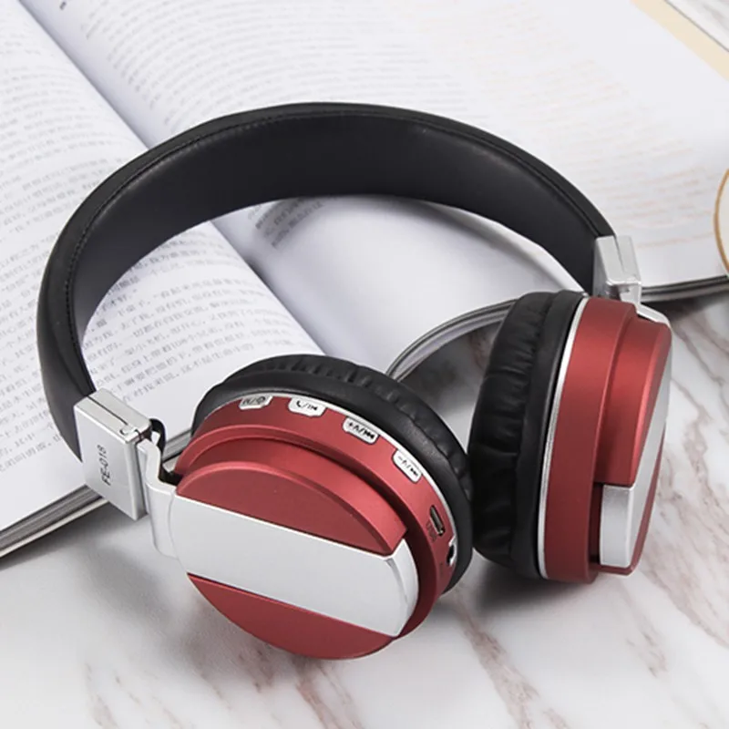 Bluetooth 4,2 с FM SD картой читаемые музыкальные беспроводные наушники складные стильные наушники