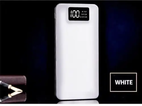 Портативный внешний аккумулятор 50000 мА/ч, ЖК Внешний аккумулятор, 2 USB, зарядное устройство, внешний аккумулятор для сотового телефона, солнечное зарядное устройство