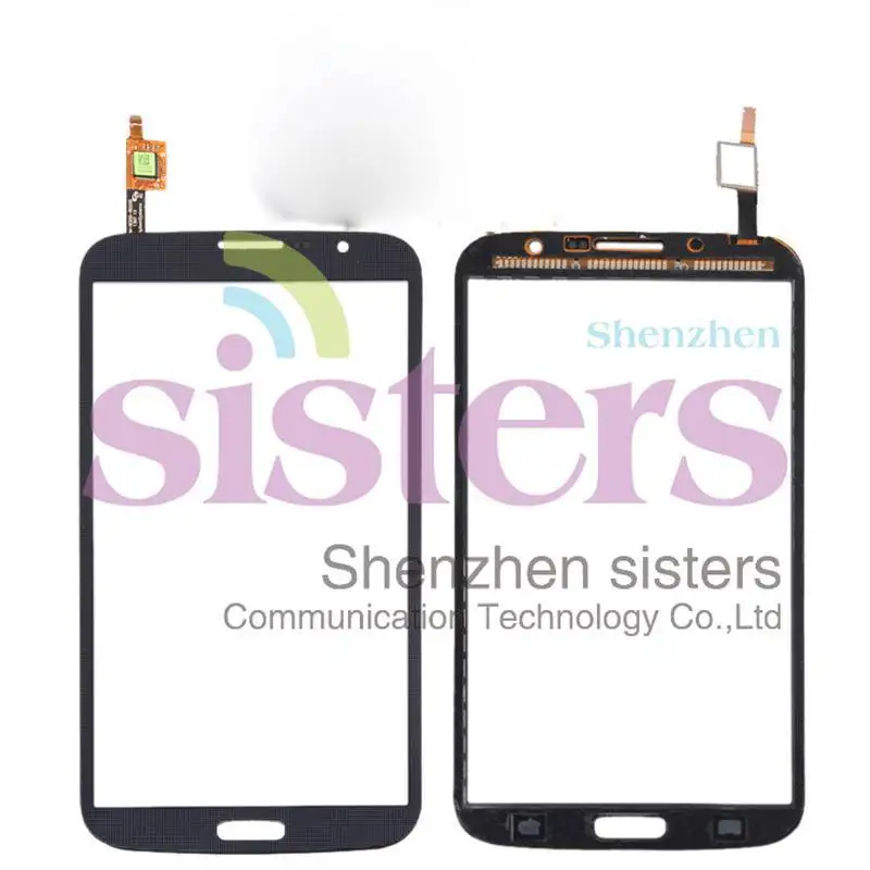 Темно-синий/белый сенсорный экран дигитайзер сменная панель для Samsung Galaxy Mega 6 3 i9200