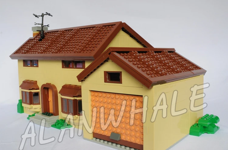 2575 шт Симпсоны семейный дом праздник хобби Строительство 16005 DIY фигурки строительные блоки детские игрушки совместимы с Лаго