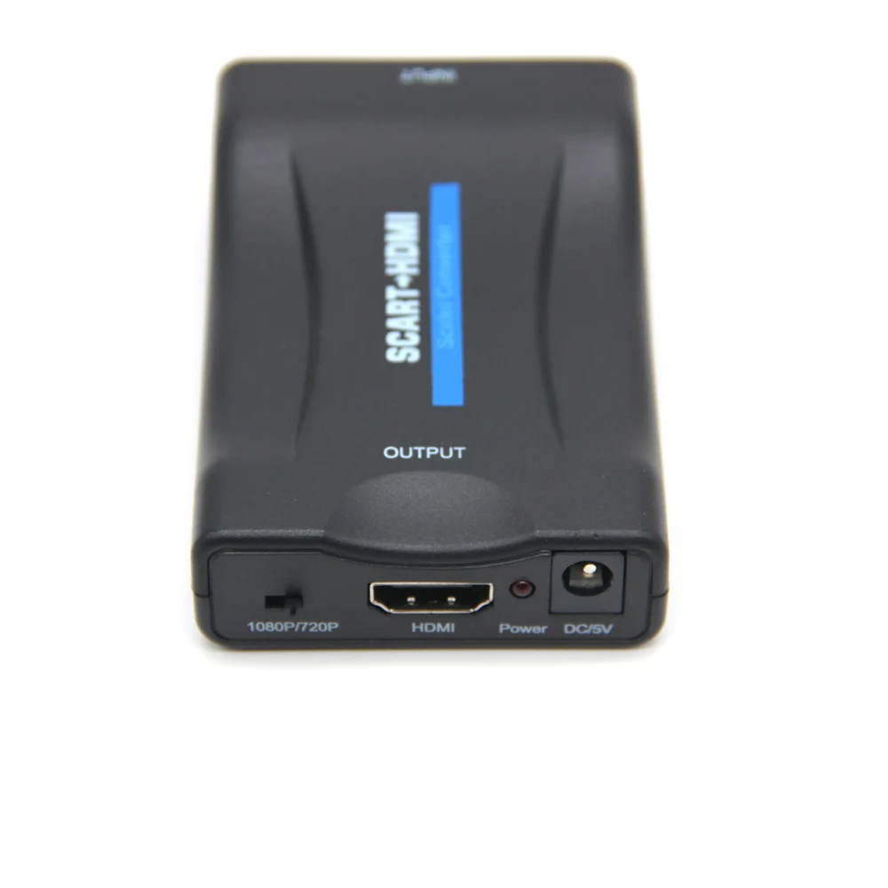 Новейший 1080P SCART К HDMI видео аудио высококлассный конвертер адаптер для HD tv DVD для Sky Box STB Plug and Play