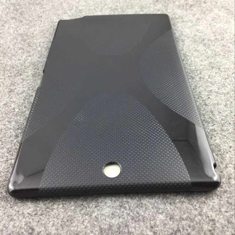 50 шт. Черный X Line мягкая силиконовая Резина гель ТПУ чехол для sony Xperia Z3 Tab 8,0 планшет компактный SGP611 SGP621 SGP641