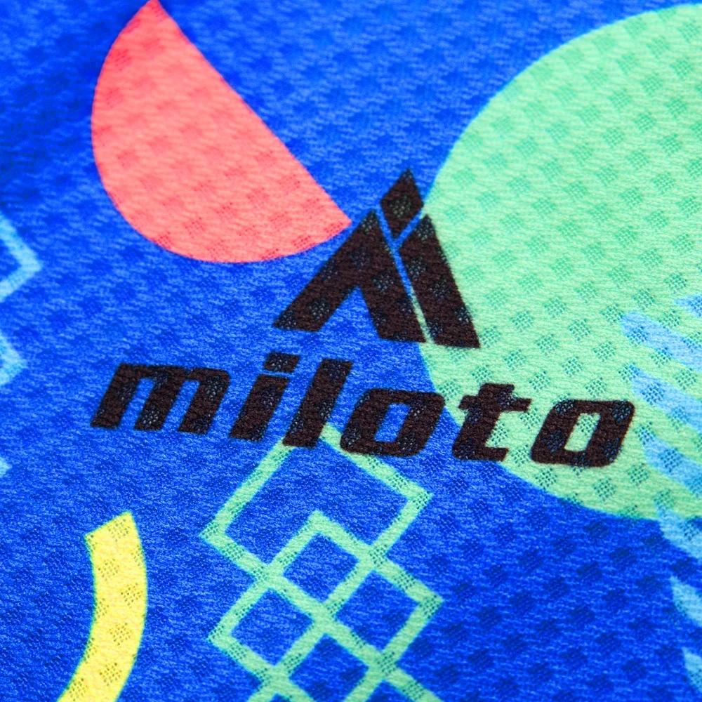 Мужская короткая велосипедная майка MILOTO рубашка для горного велосипеда