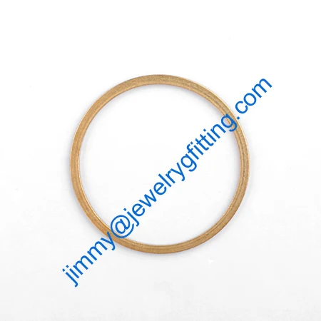 500PCS Raw Brass Circle 25*2*2mm  copper Rings fashion jewelry findings jewelry Connectors Quoit