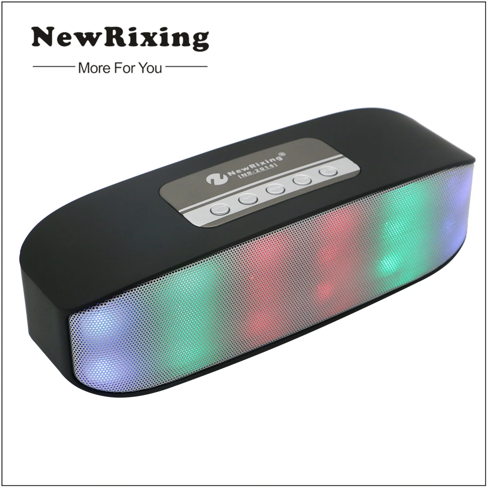 Bluetooth Колонка NewRixing портативная с микрофоном поддержка TF FM