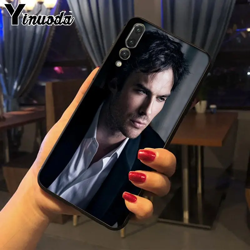 Yinuoda Дневники вампира черный ТПУ Мягкий силиконовый чехол для телефона huawei p20 pro