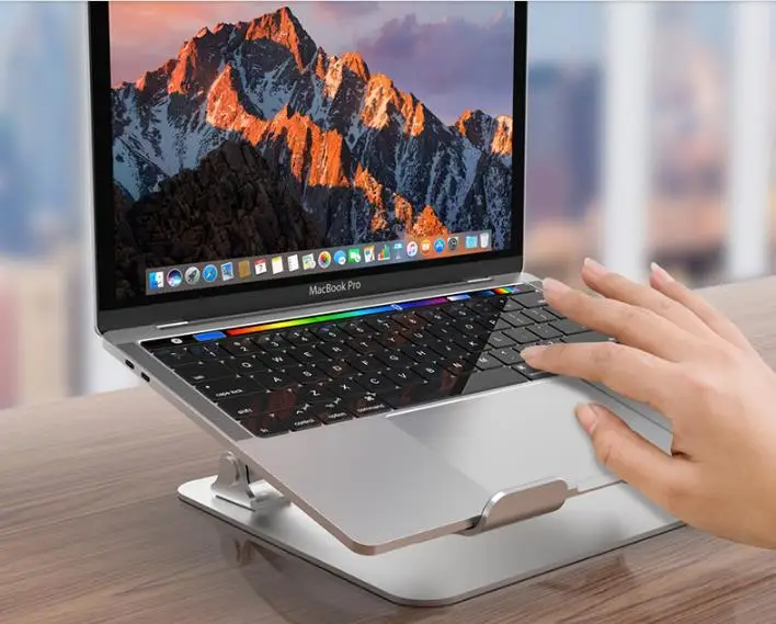 Алюминиевый ноутбук Macbook планшет для коррекции подъема Стенд настольный