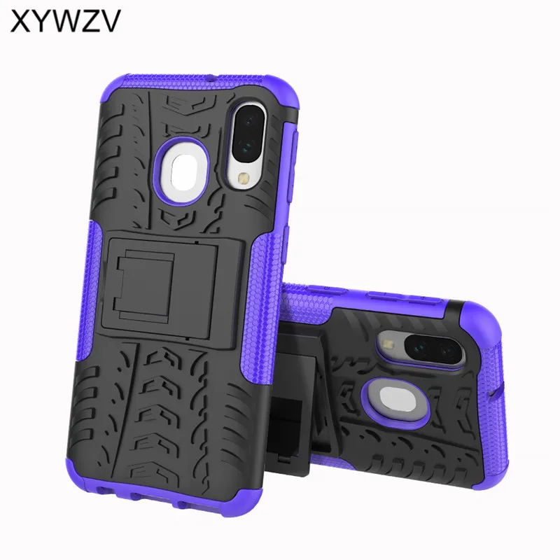 For Samsung Galaxy A40 Case Shockproof Armor Silicone Hard PC Phone Back Cover Holder Fundas |