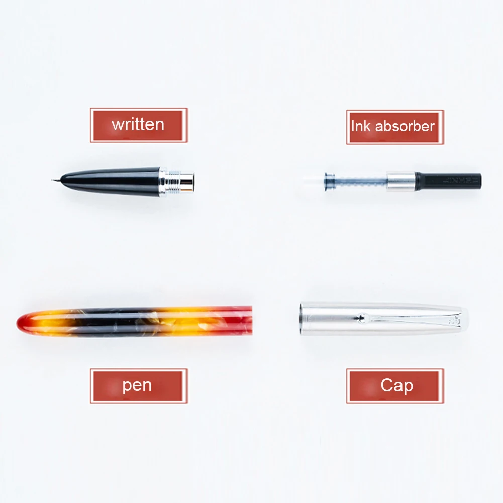 Jinhao 51A целлюлоидный дополнительный тонкий наконечник студенческий бизнес