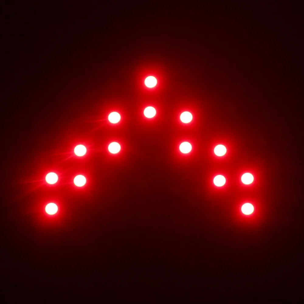 2 шт. Универсальная автомобильная Янтарная Стрелка Панель 14 SMD