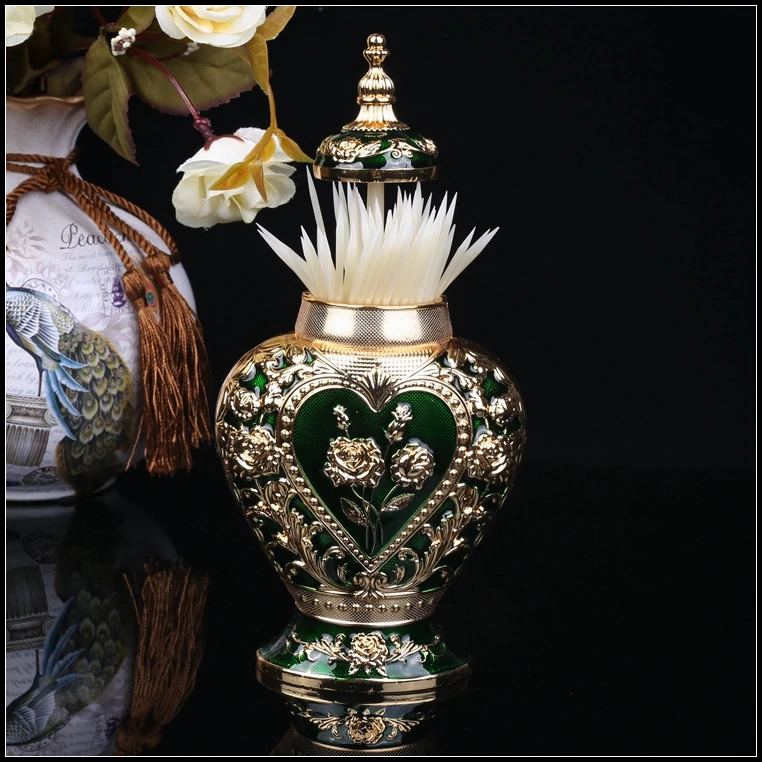 Металлическая подставка для зубочисток в европейском стиле автоматическая