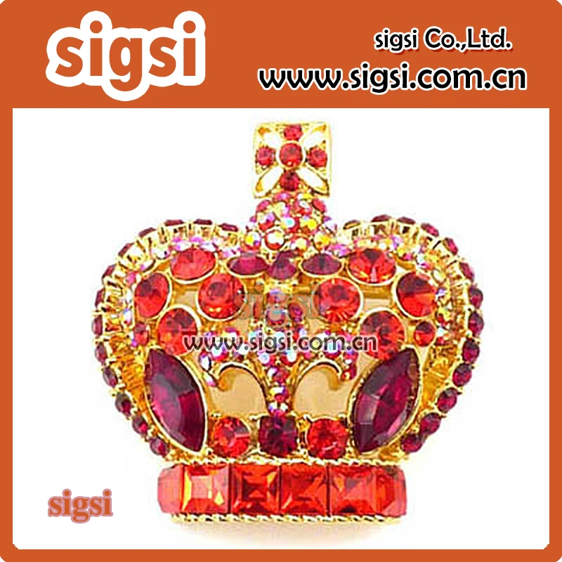 

wholesale Crown rhinestone brooch for wedding