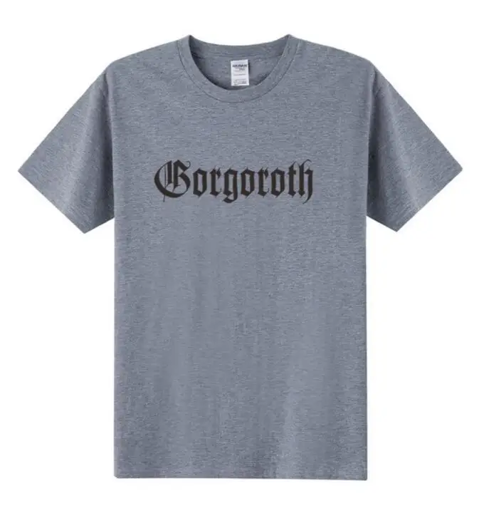 GORGOROTH футболки для мужчин рок группа Thrash Black DEATH HEAVY METAL PUNK POP Twilight of the Idols футболка|t