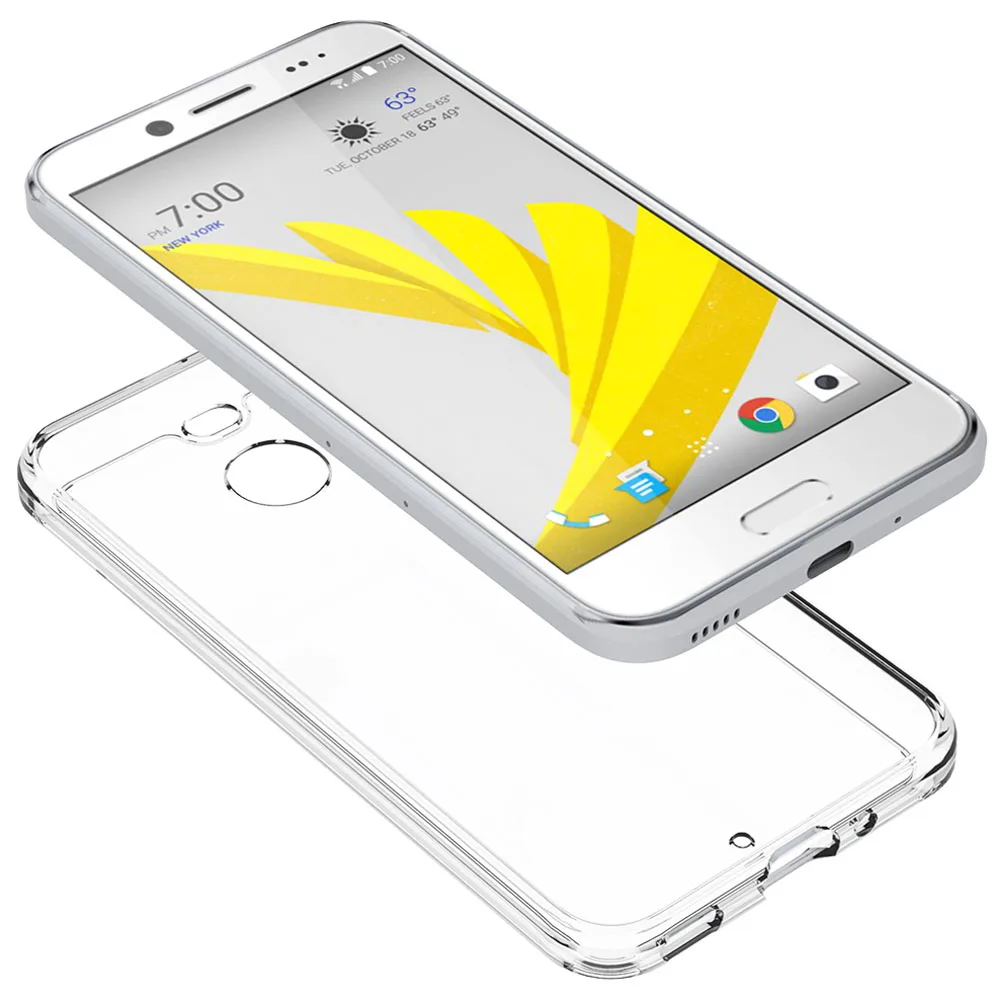 2016 New Acrylic Back Cover Slim Fit Shockproof Protective TPU Bumper Case Transparent Clear Phone For HTC Bolt / 10 Evo | Мобильные