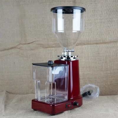 Model B red JIQI электрическая кофемолка Регулируемая емкость 0,5 кг Великобритания/ЕС/США вилка 220 В 200 Вт - Цвет: Model B red